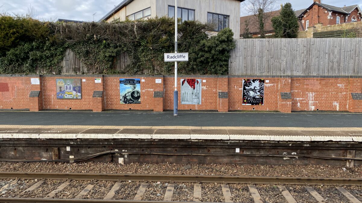 Radcliffe on Trent Train Station Platform