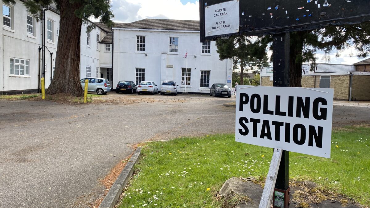 British Legion Polling Station in Radcliffe on Trent