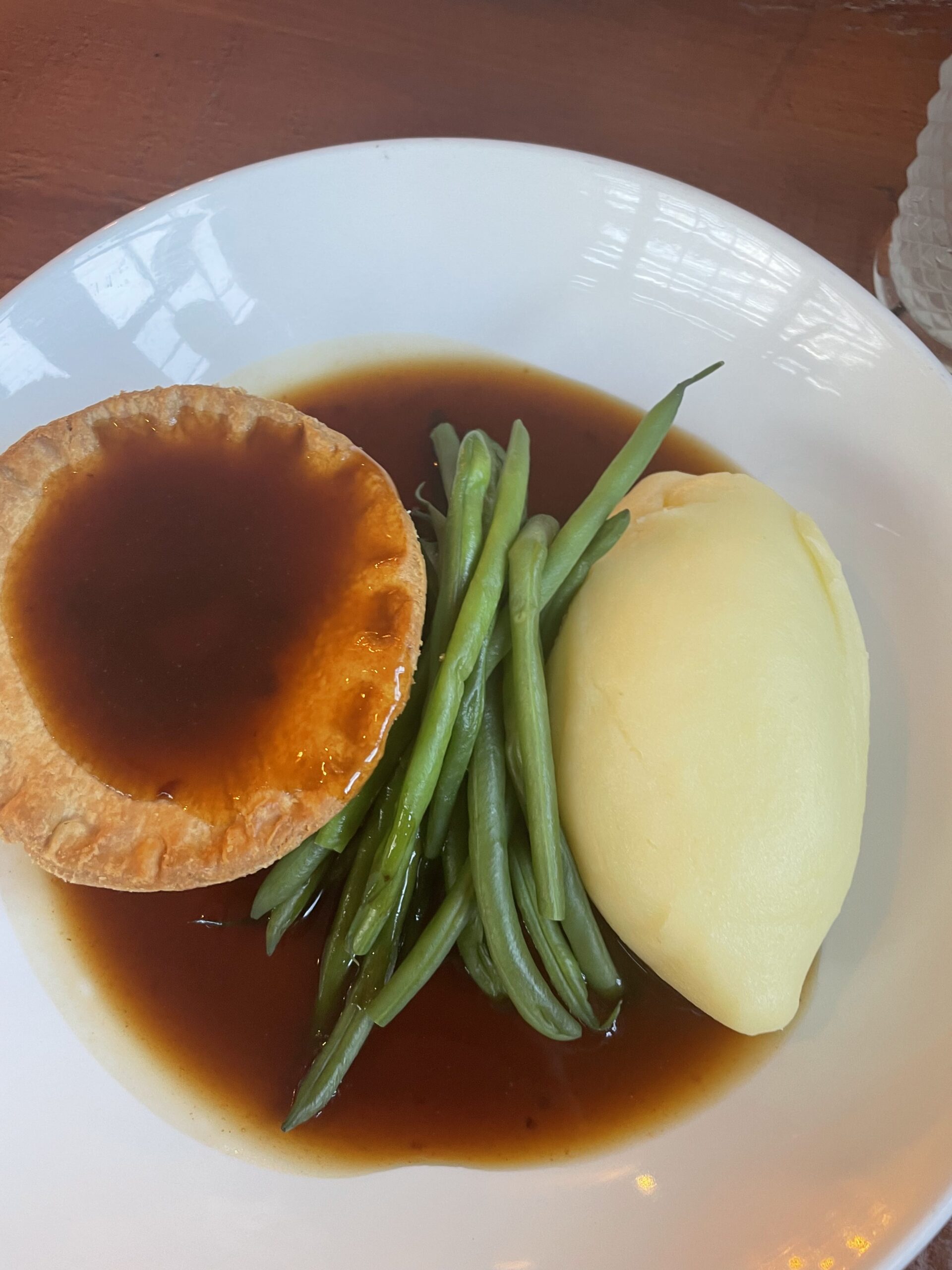 Pie and Mash at The Radcliffe in Radcliffe on Trent