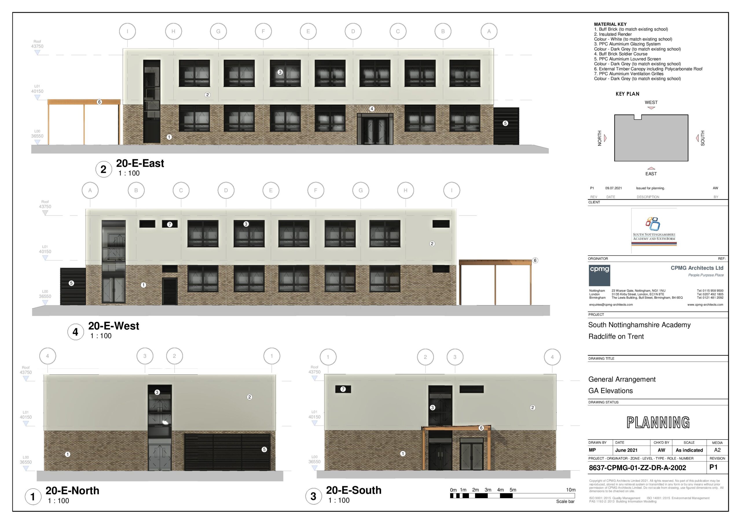 South Notts Academy New Block