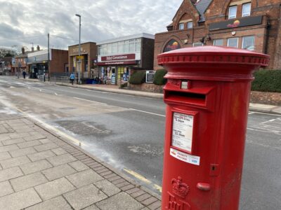 Postbox in Radcliffe on Trent - RadcliffeonTrent.co