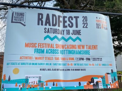 Radfest 2022 Poster in Radcliffe on Trent