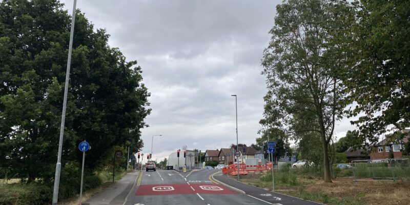 A52 Bingham Road Junction Reopened in Radcliffe on Trent