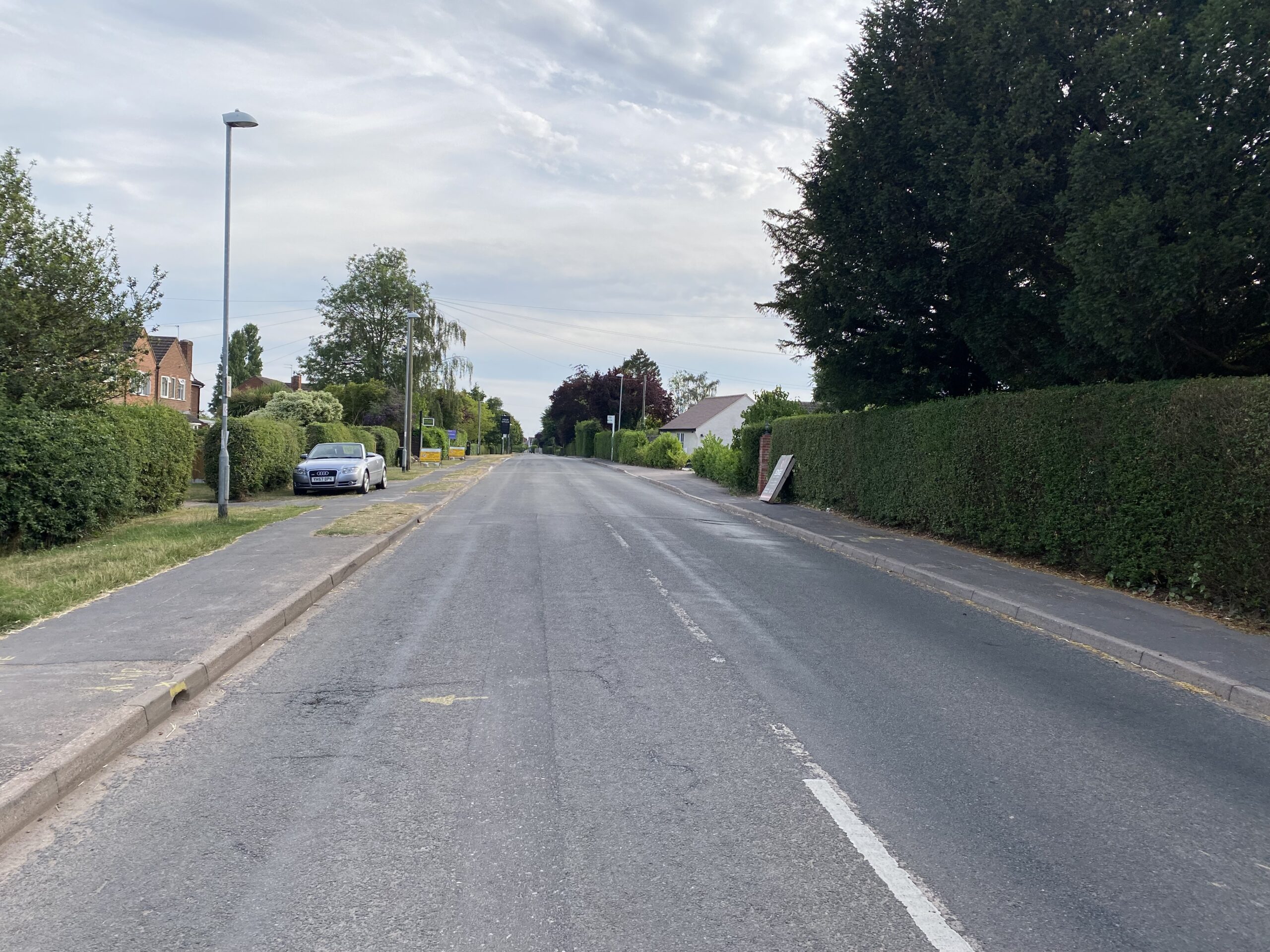 Shelford Road in July 2022 - Radcliffe on Trent