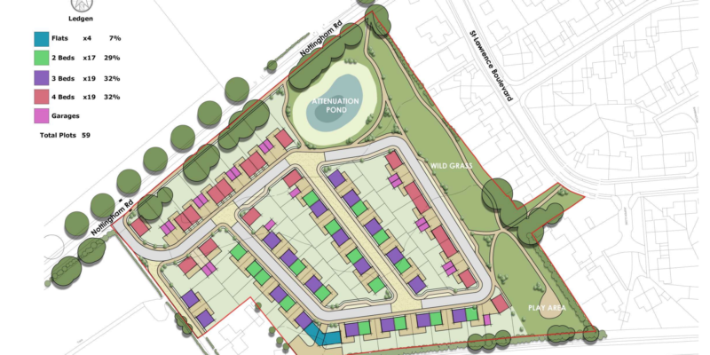 Lees Barn Road Radcliffe on Trent New Development 2023