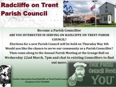 Radcliffe on Trent Parish Council Election 2023