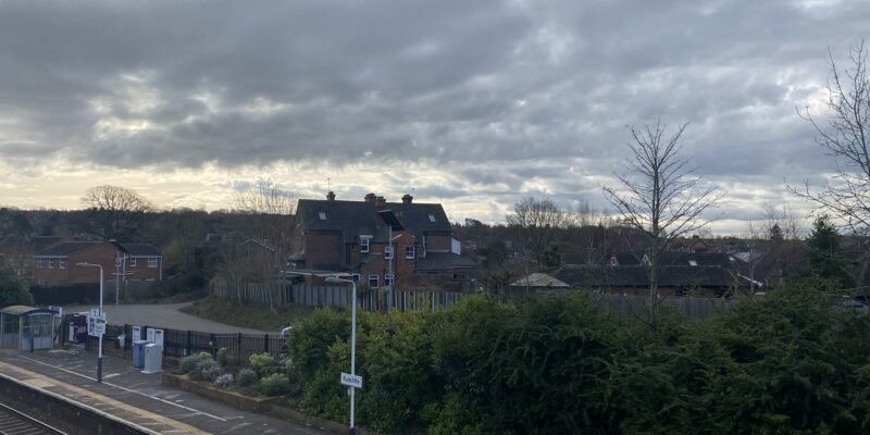 Radcliffe on Trent in February 2023