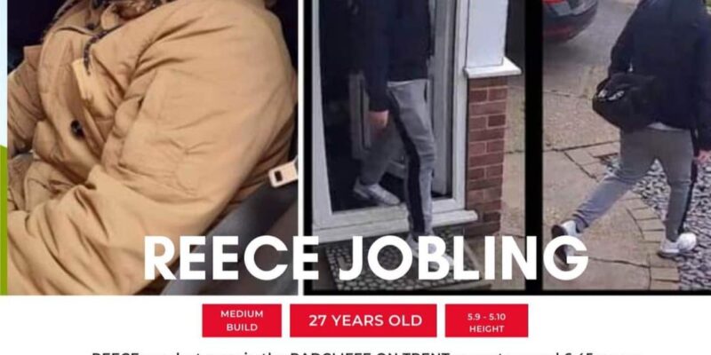 Reece Jobling Missing Person in Radcliffe on Trent