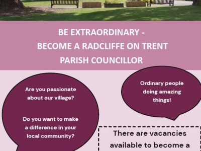 Radcliffe on Trent - Trent Ward Councillor Position