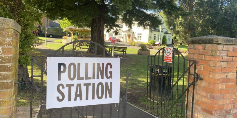 Radcliffe on Trent Polling Station in July 2024
