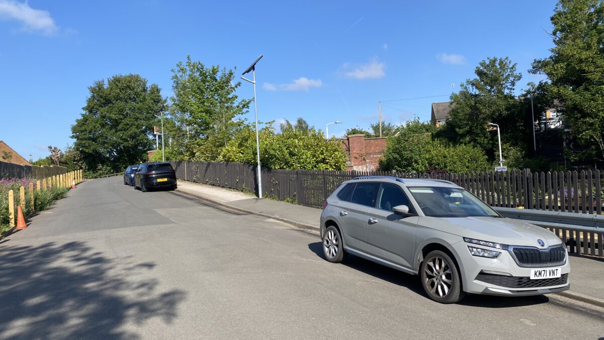 Radcliffe on Trent Train Station Double Yellow Lines Removed