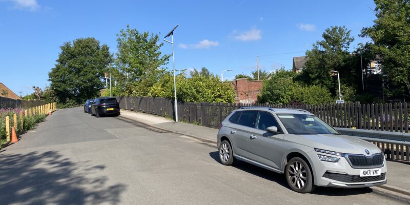 Radcliffe on Trent Train Station Double Yellow Lines Removed